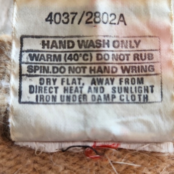 Vintage St Michael Lambswool Angora Short Sleeve Sweater Made in UK Size Small - Picture 7 of 9